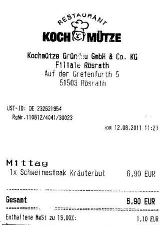 kmsd Hffner Kochmtze Restaurant